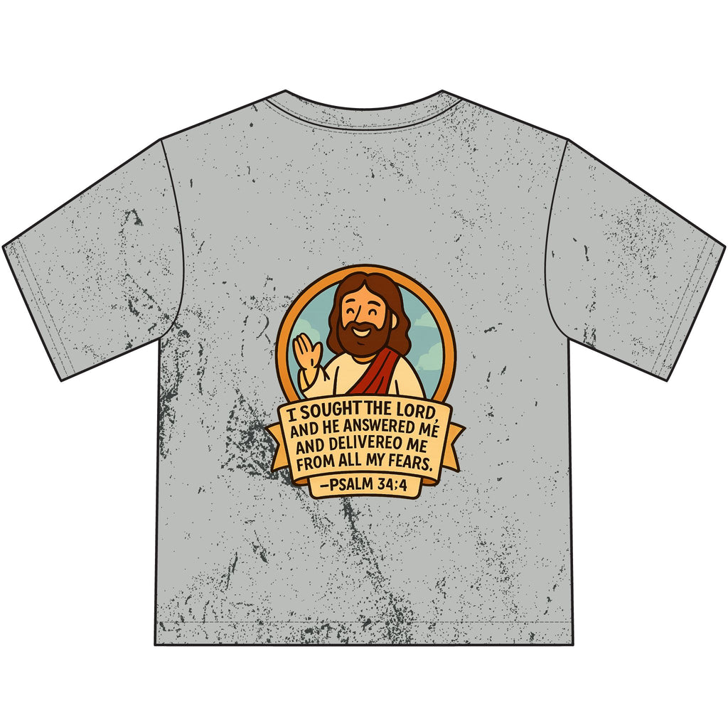 G.O.F Youth T-Shirt  (Psalm 34:4)