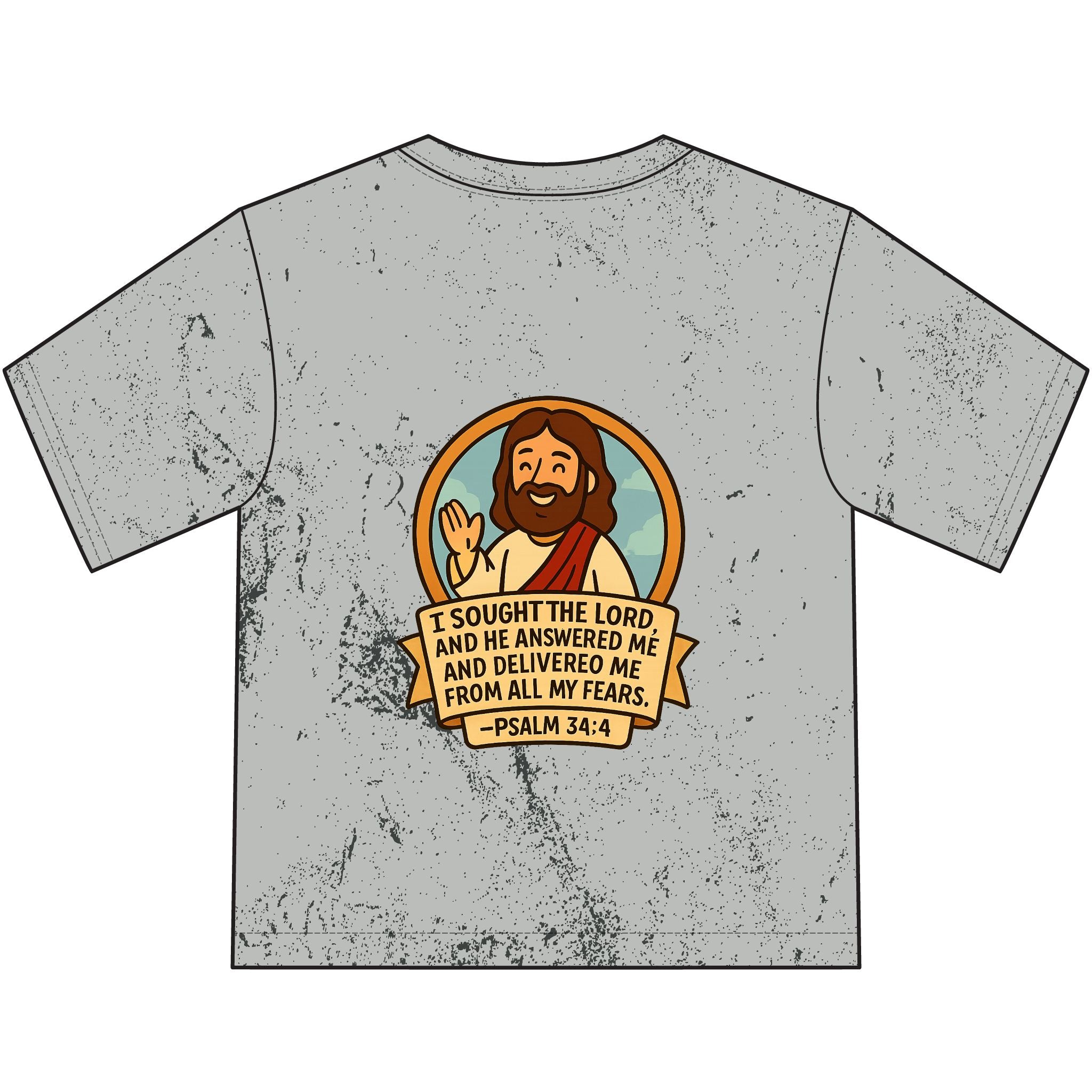 G.O.F Youth T-Shirt  (Psalm 34:4)