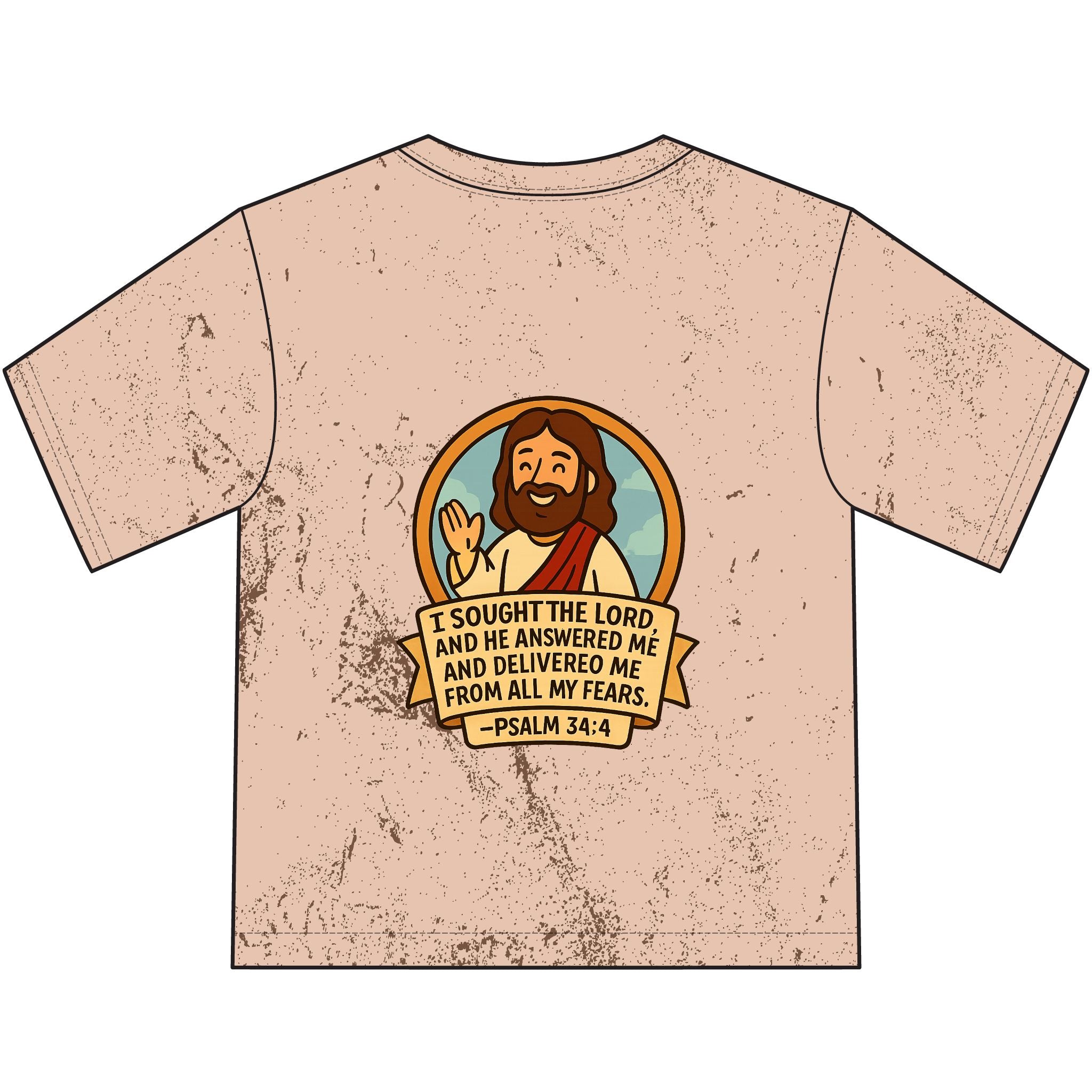 G.O.F Youth T-Shirt  (Psalm 34:4)