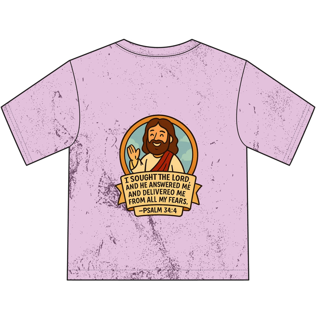 G.O.F Youth T-Shirt  (Psalm 34:4)
