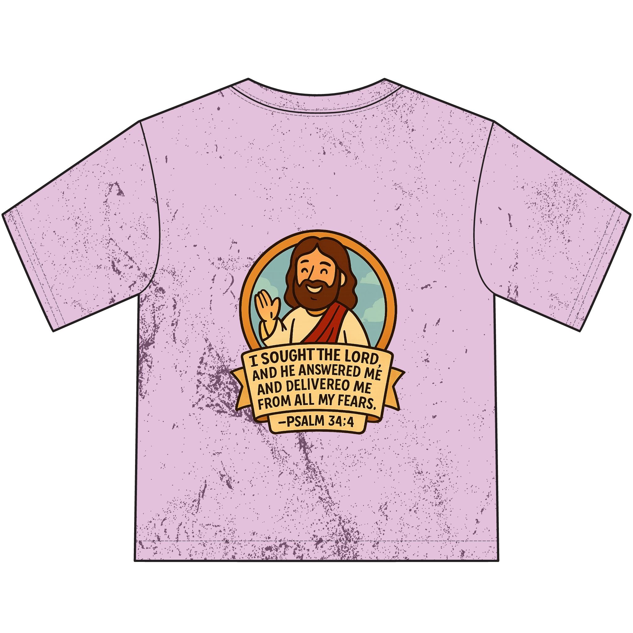 G.O.F Youth T-Shirt  (Psalm 34:4)