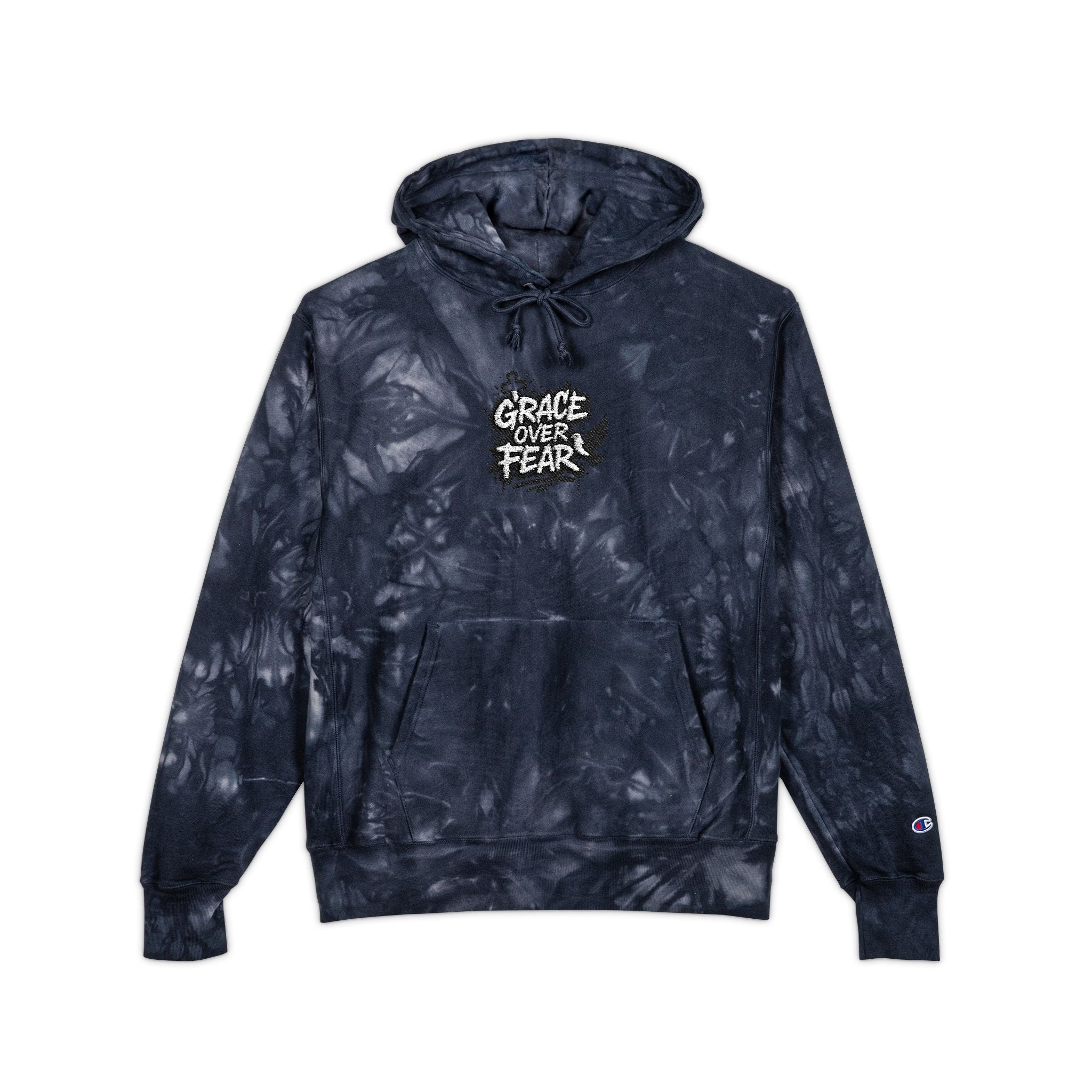 G.O.F Tie-Dye Marble Champion Hoodie