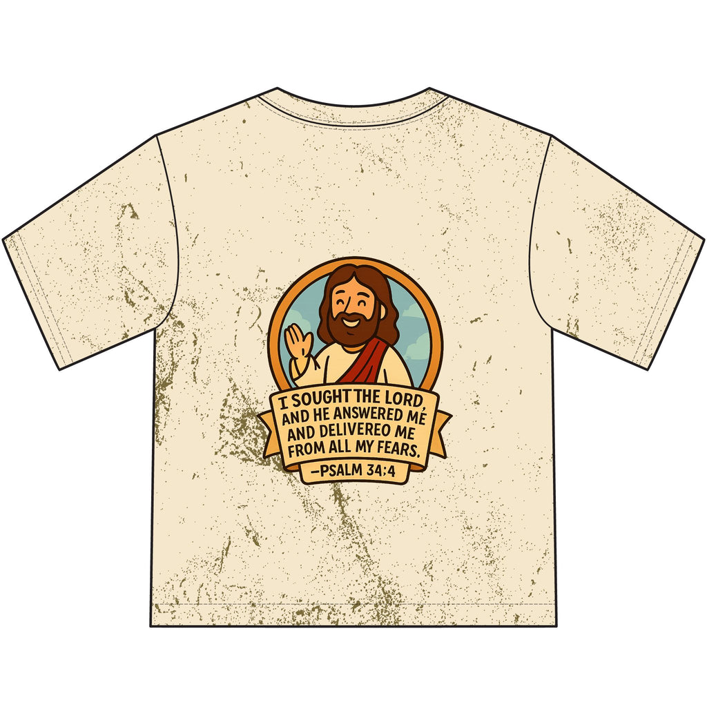 G.O.F Youth T-Shirt  (Psalm 34:4)