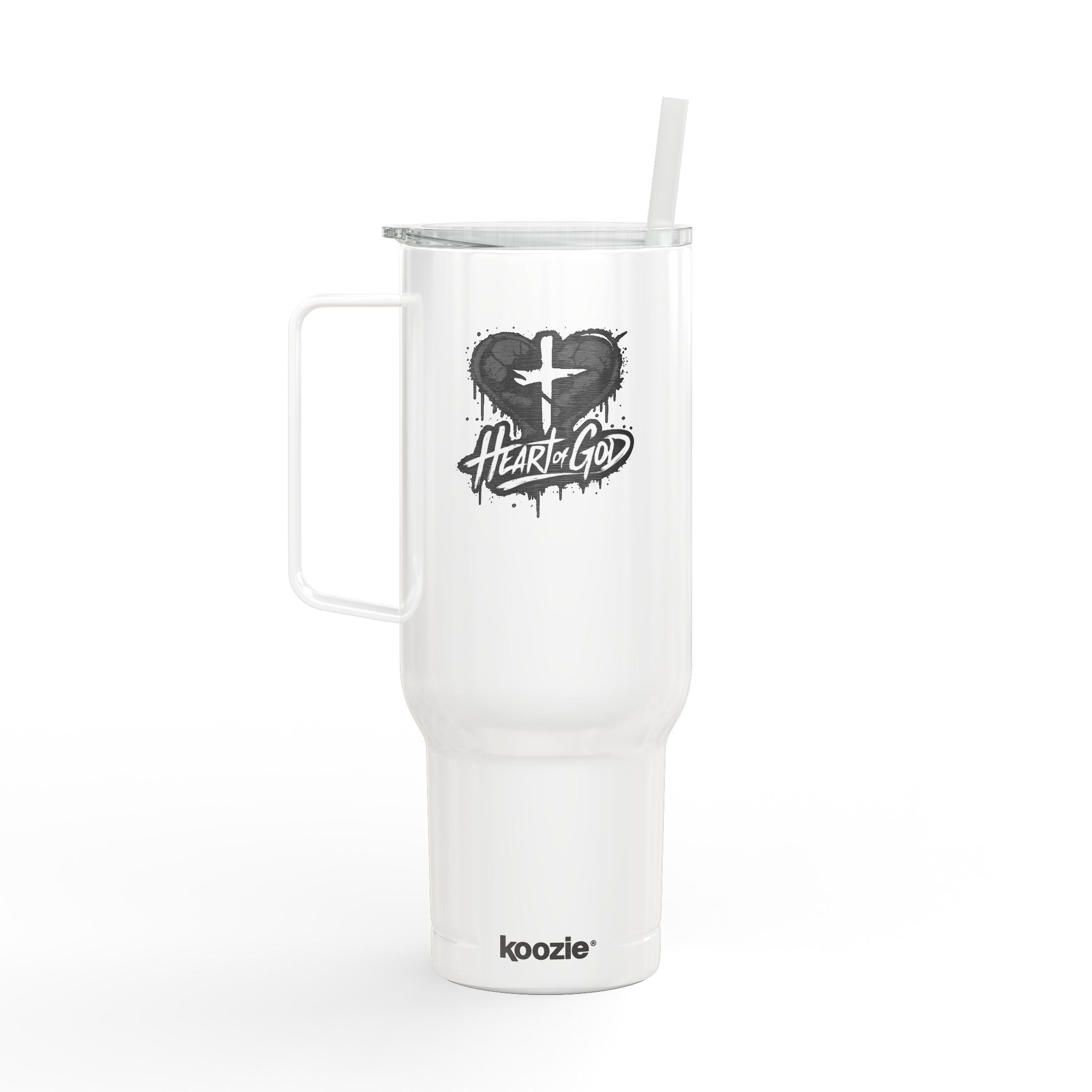 Heart of God Cross Tumbler