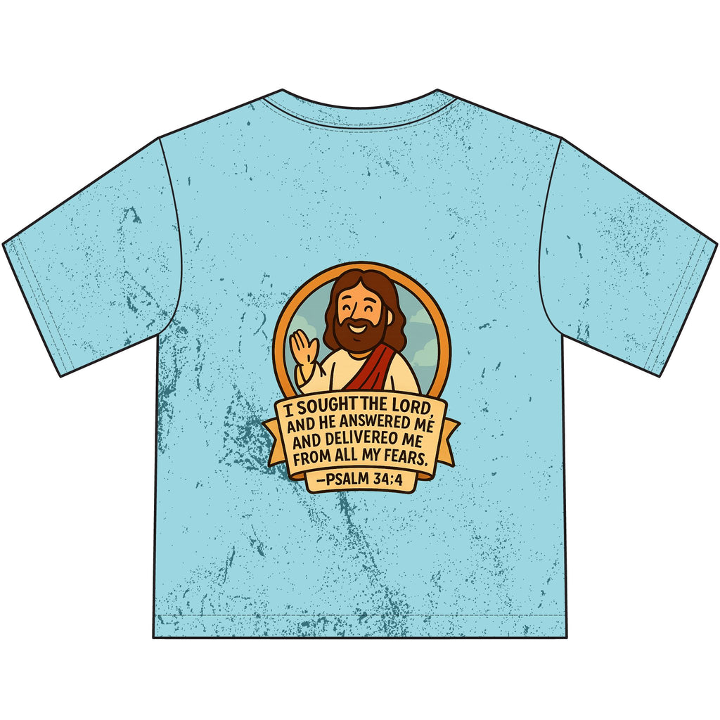 G.O.F Youth T-Shirt  (Psalm 34:4)