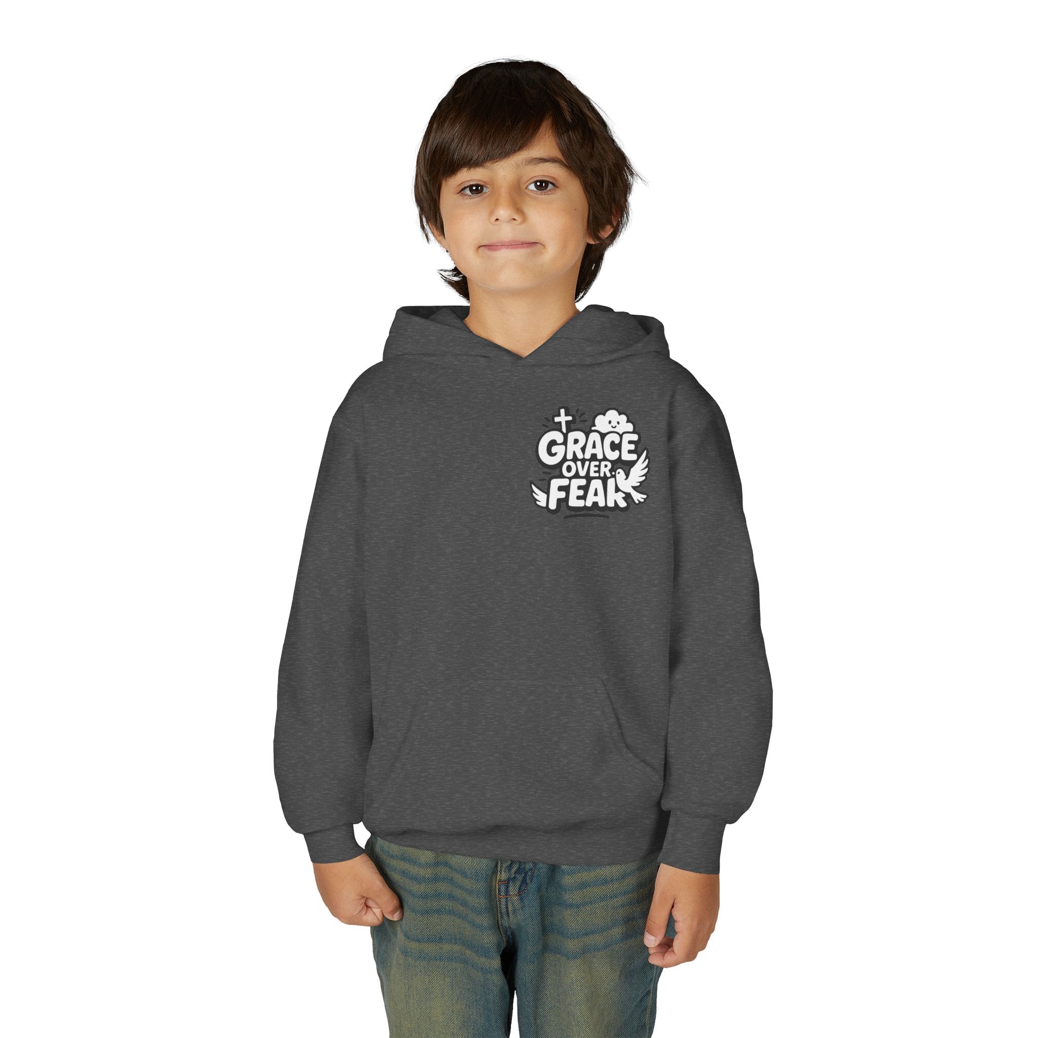 G.O.F Youth Hoodie with Psalm 34:4
